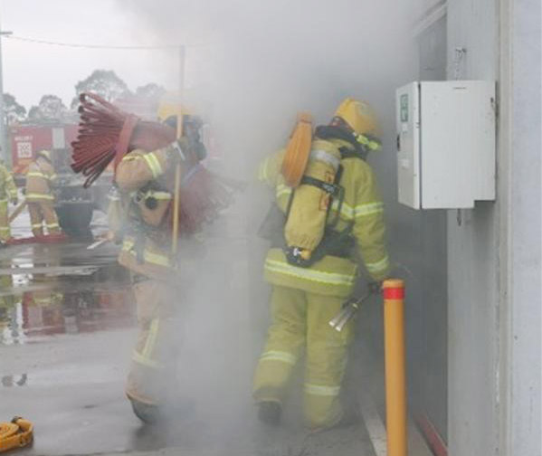 fire investigation training at Huntly